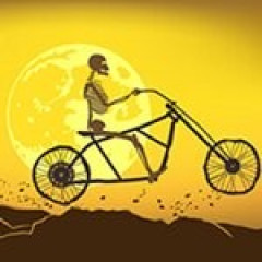 Halloween Wheelie Bike